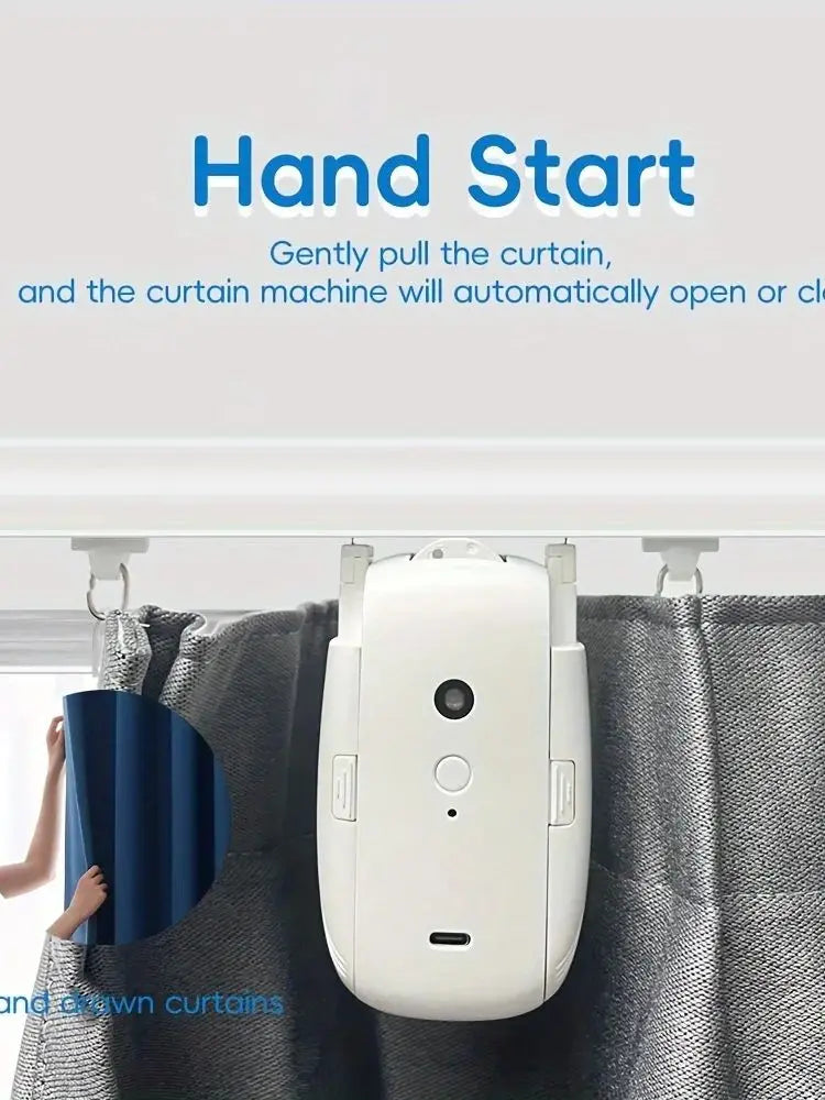 Smart Automatic Curtain Opener – Remote & App Controlled Motor