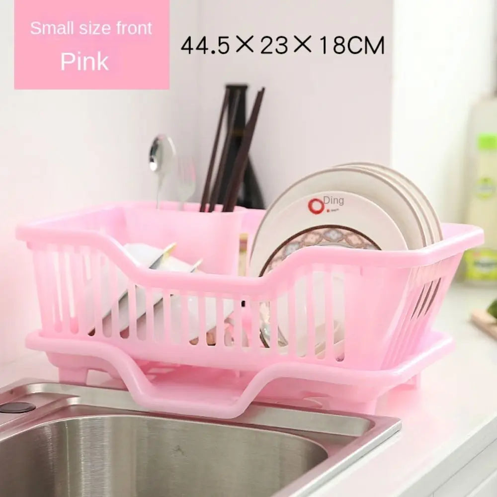 Dish Drying Rack with Drain Board – Countertop Kitchen Organiser