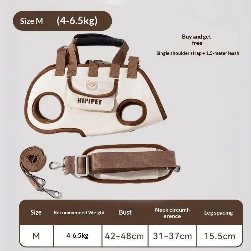 Portable Pet Carrier Bag Adjustable Shoulder Handheld Travel Bag for Dogs Cats