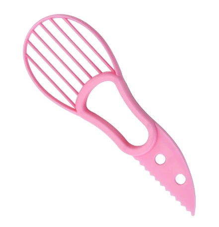 3-in-1 Avocado Slicer, Pitter & Peeler — Food-Grade Plastic Kitchen Tool