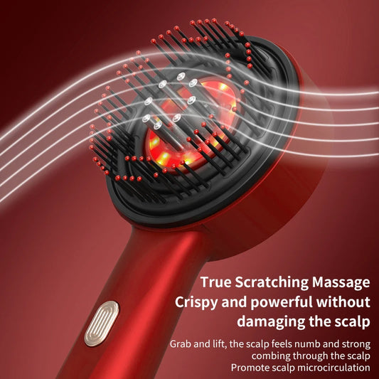 Electric Vibration Scalp Massager & Hair Growth Comb