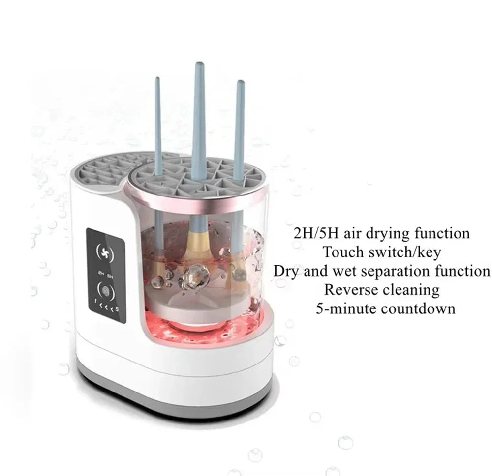 Professional Electric Makeup Brush Cleaner & Dryer Station | USB Plug