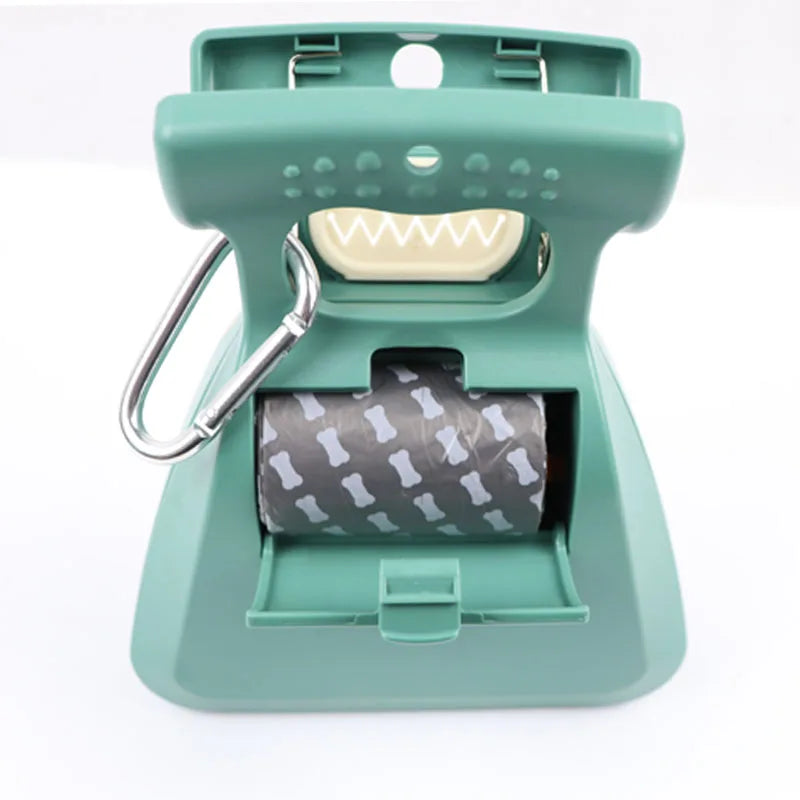 Dog Poop Bag Dispenser & Foldable Pooper Scooper – Travel-Ready Pet Waste Cleaner