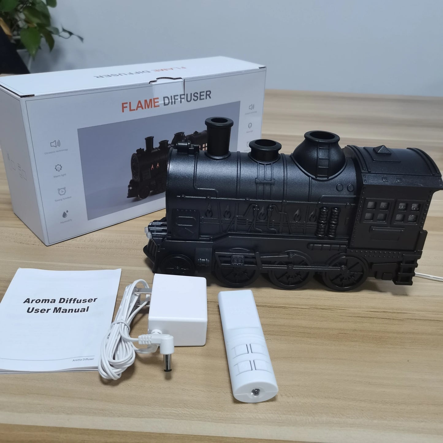 Train Shape Electric Aromatherapy Essential Oil Diffuser & Humidifier