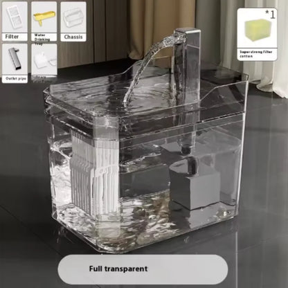 USB Cat Water Fountain with Auto Filter & Anti-Dry Pump