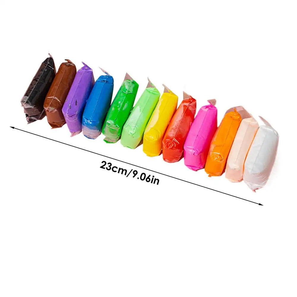 Air Dry Clay Set – 12, 24 & 36 Colors Super Light Modeling Clay for Kids & Adults