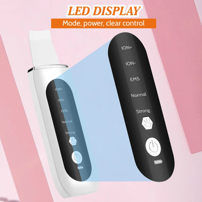 5-in-1 Ultrasonic Skin Scrubber & LED Facial Cleansing Device