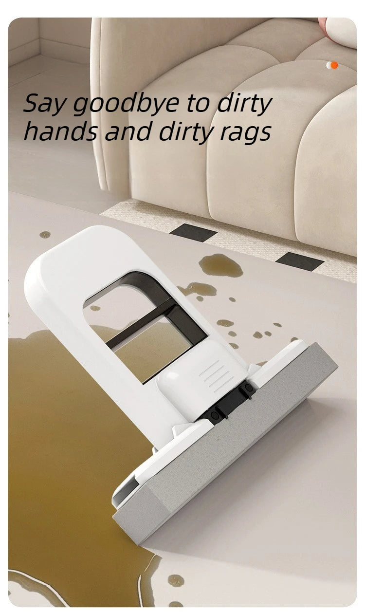 Primeza Mini Mop | Retractable Wet & Dry Cleaning Mop for Kitchen, Bathroom & Car