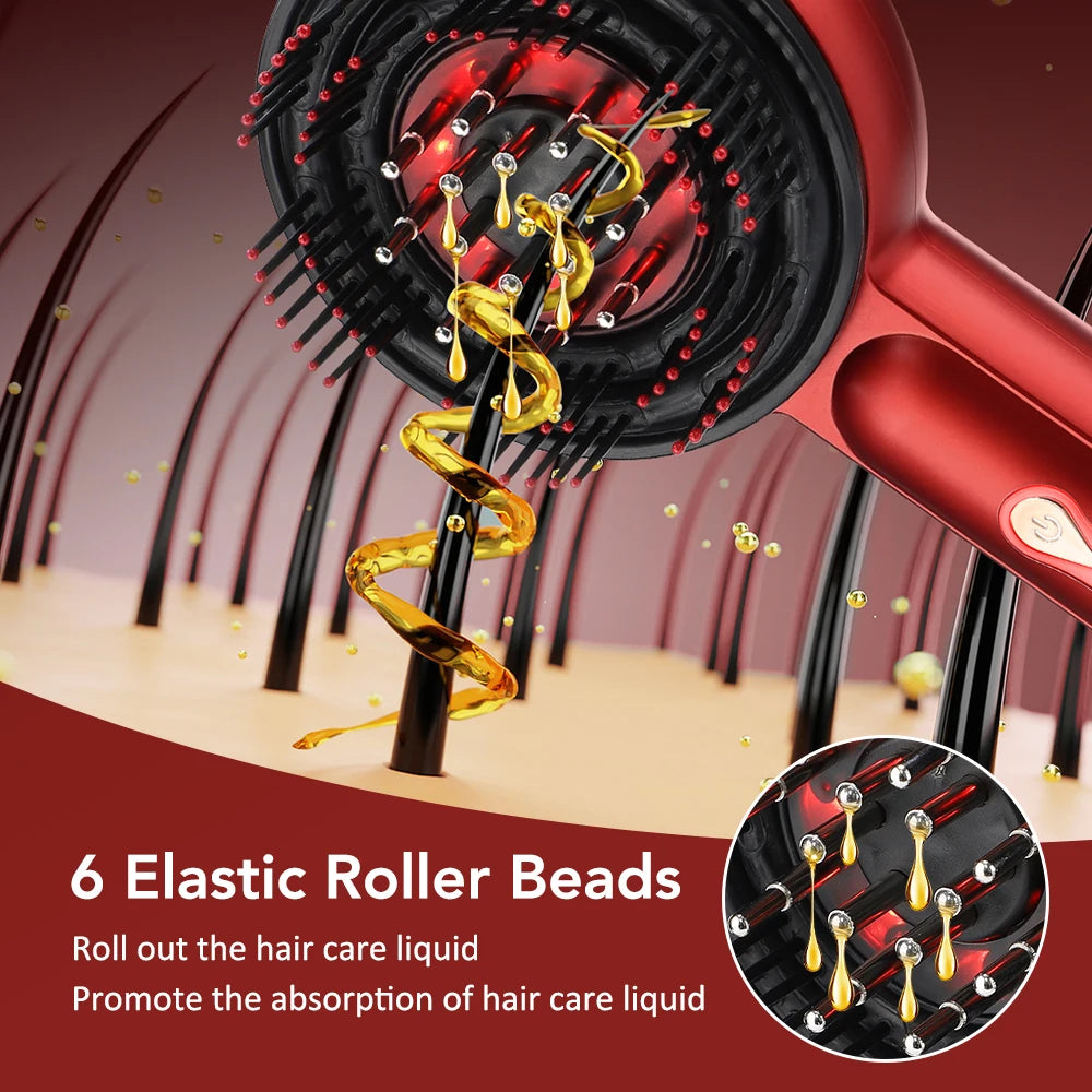Electric Vibration Scalp Massager & Hair Growth Comb