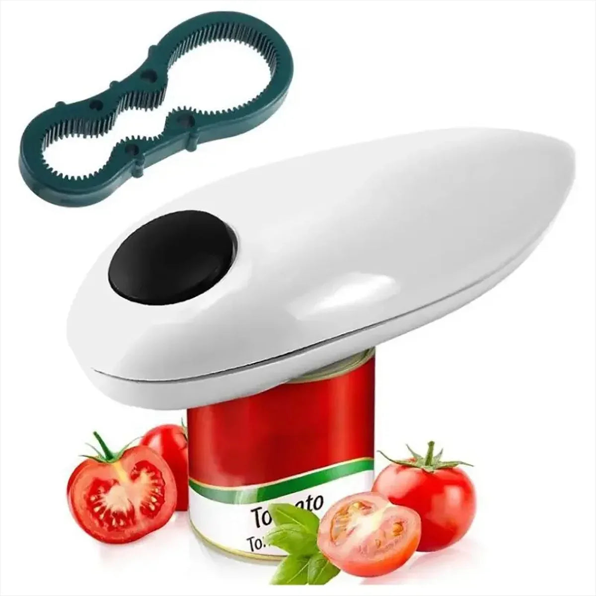 Electric Can Opener Automatic Jar Bottle Opener Hands Free Easy Pull Tab Battery Powered Batteries Not Included