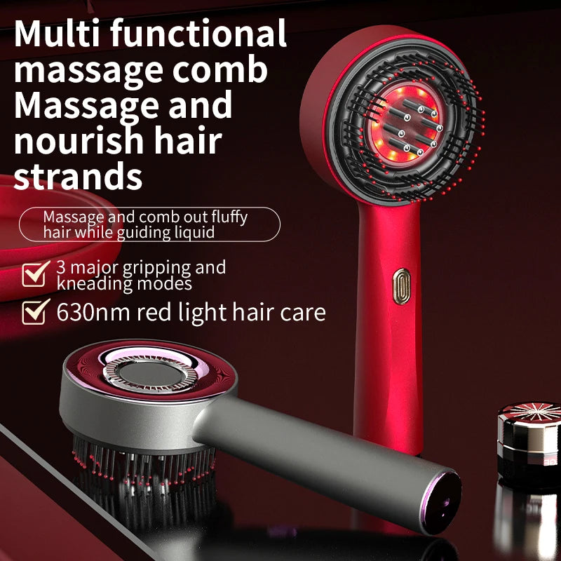 Electric Vibration Scalp Massager & Hair Growth Comb