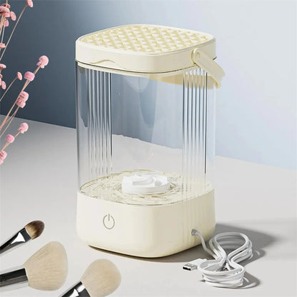 3-in-1 Electric Makeup Brush Cleaner & Dryer with UV Sterilization