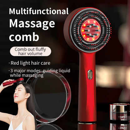 Electric Vibration Scalp Massager & Hair Growth Comb