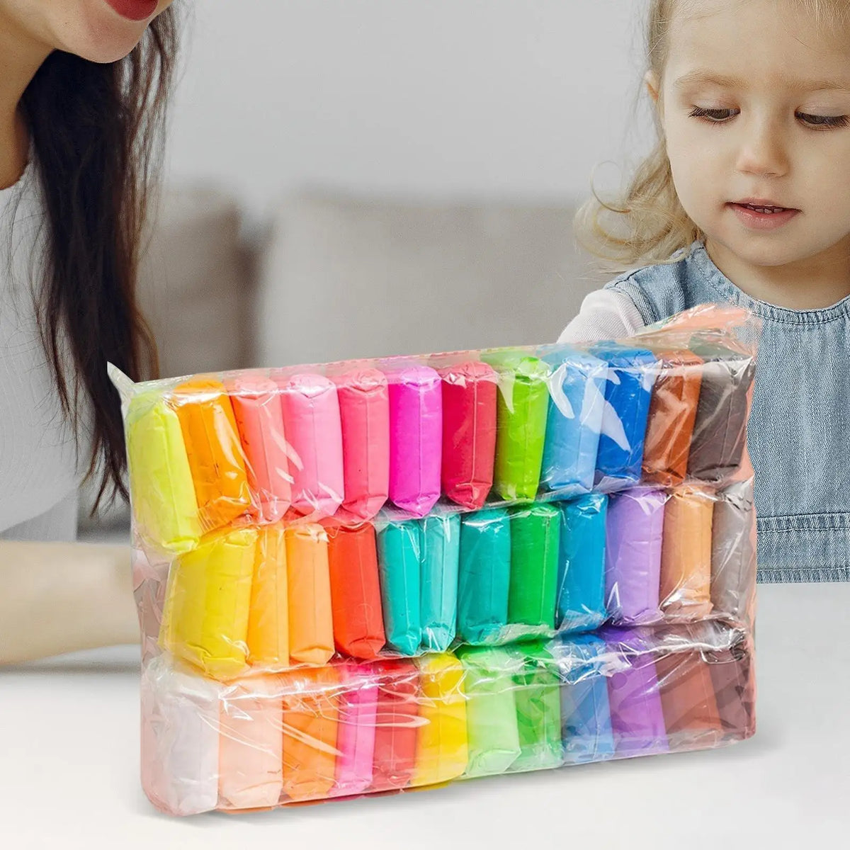 Air Dry Clay Set – 12, 24 & 36 Colors Super Light Modeling Clay for Kids & Adults