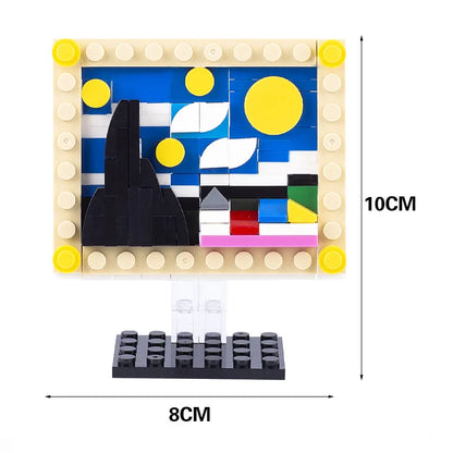 MOC City Series Scene Building Blocks Flower Shop Garden white poplar Men's restroom DIY Kids Toys Park Bench Street Lamp Toys