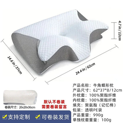 Ergonomic Memory Foam Cervical Neck Pillow