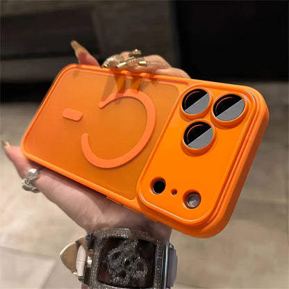 Magnetic Luxury Matte Translucent Phone Case – MagSafe Compatible | iPhone 17 Air 16 15 14 13 12 11 Series