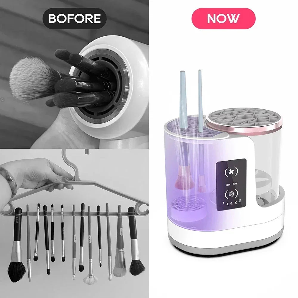 Professional Electric Makeup Brush Cleaner & Dryer Station | USB Plug