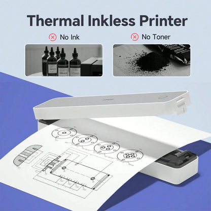 HPRT MT610 Mini Thermal Printer – Wireless A4 Document Printer