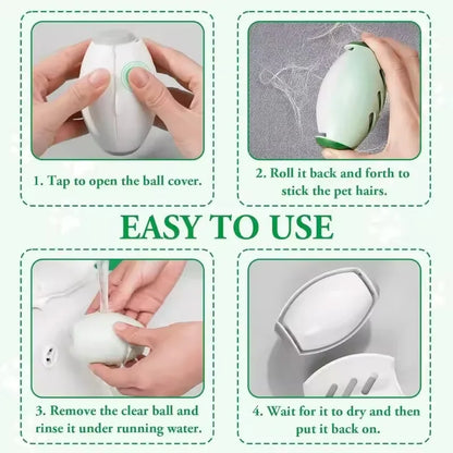 Reusable Washable Lint Roller — Strong Adhesive Hair & Dust Remover for Clothes & Furniture
