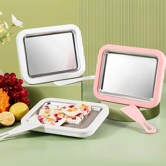 DIY Rolled Ice Cream Making Kit with 2 Spatulas