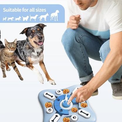 Interactive Dog Slow Feeder Toy – IQ-Boosting Puzzle for Puppies & Dogs