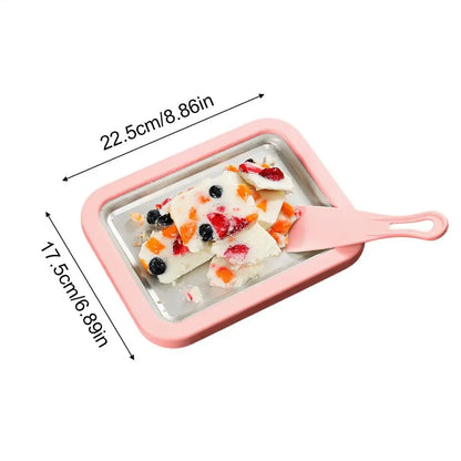 DIY Rolled Ice Cream Making Kit with 2 Spatulas