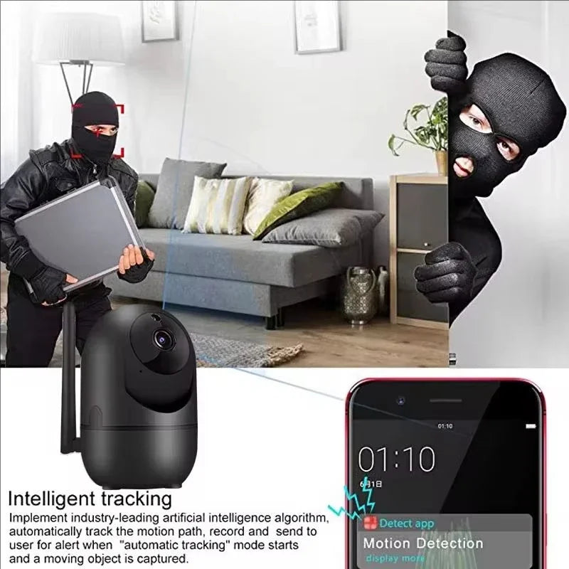 Smart WiFi IP Camera | 1080P Full HD | Auto Tracking | Night Vision | Baby & Home Security