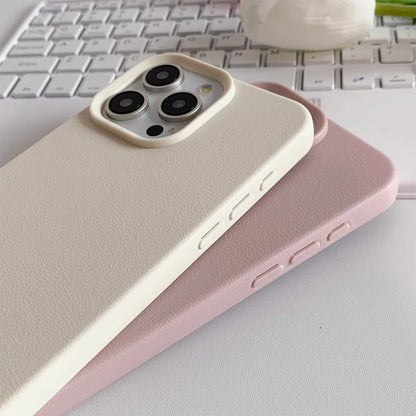 Leather-Style Soft TPU Phone Case – Shockproof & Anti-Scratch | iPhone 11 to 17 Pro Max, Air