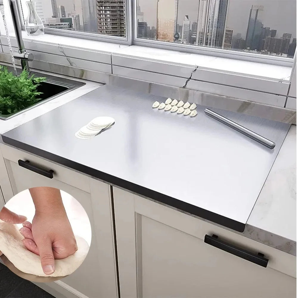 Double-Panel Stainless Steel Pastry & Prep Board