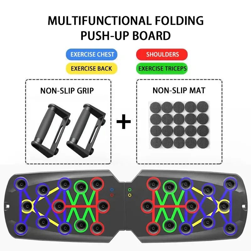Push Up Board Set – Multifunctional Foldable Fitness Trainer
