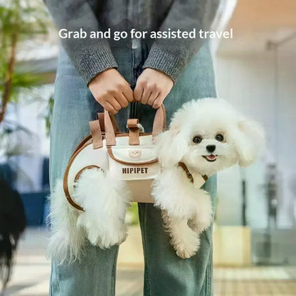 Portable Pet Carrier Bag Adjustable Shoulder Handheld Travel Bag for Dogs Cats