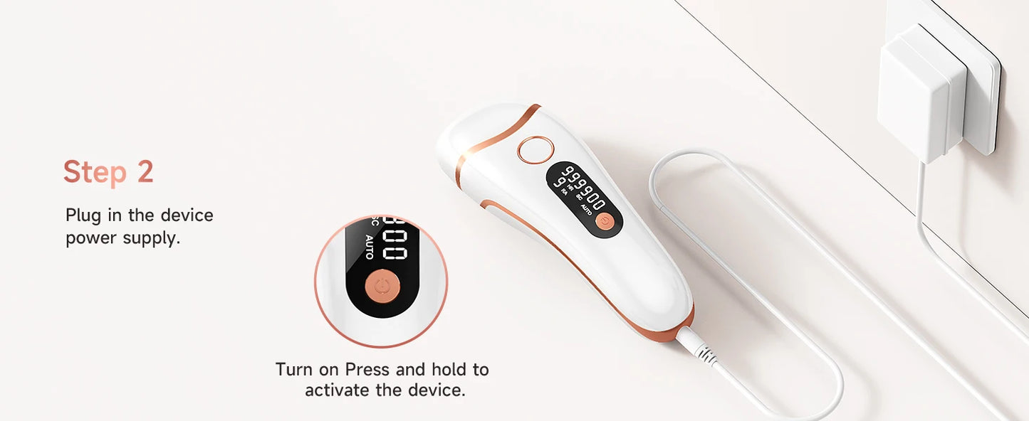 IPL Hair Removal Device — 999,900 Flashes
