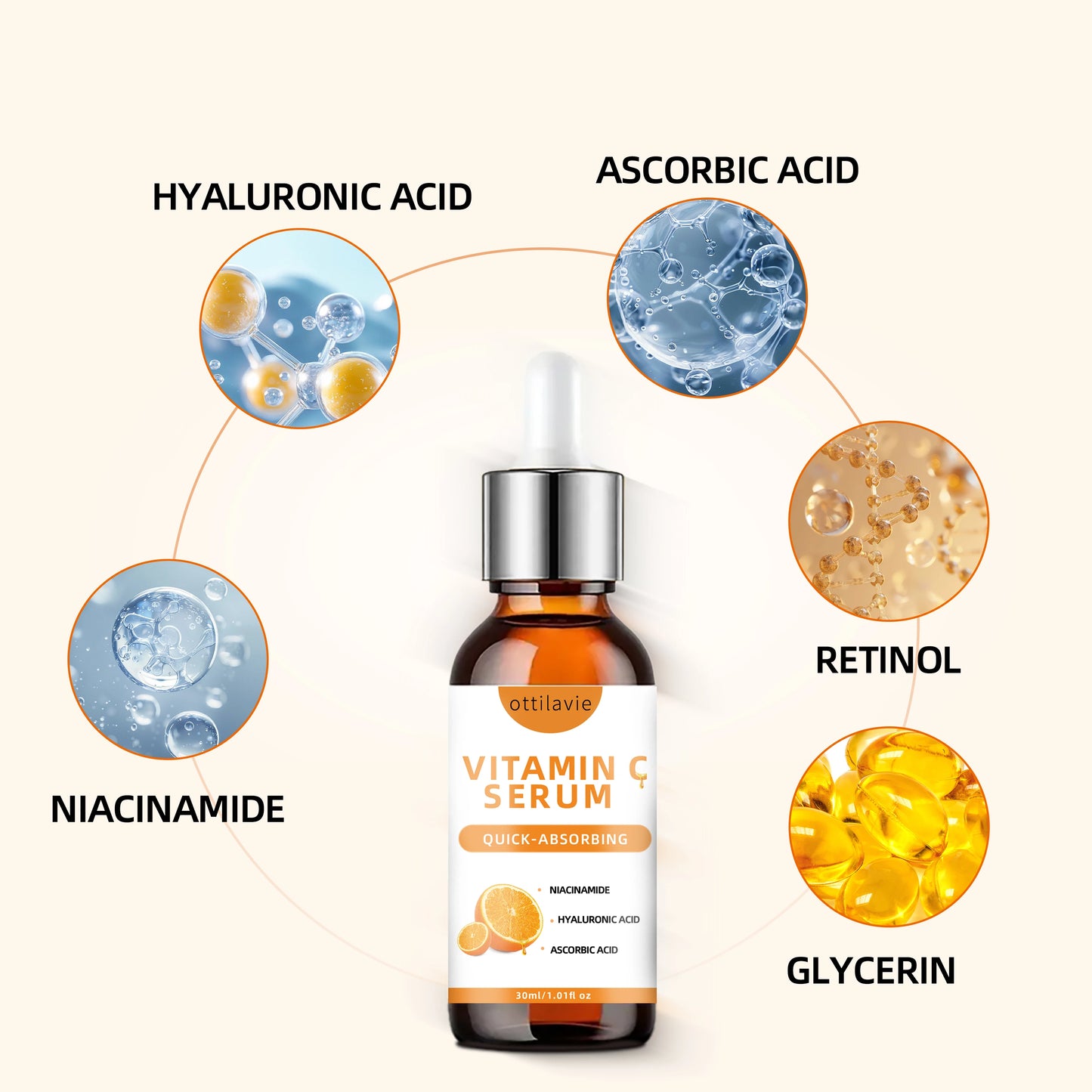 Vitamin C Brightening Serum with Hyaluronic Acid