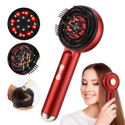 Electric Vibration Scalp Massager & Hair Growth Comb