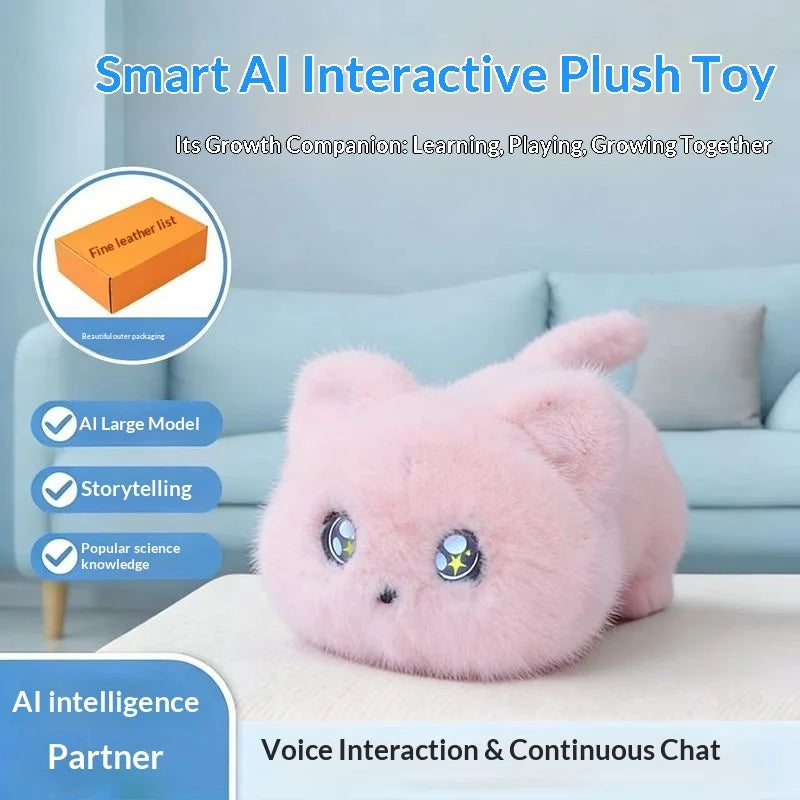 Intelligent Ai Talking Plush Toy In Stock Cute Stuffed Doll Interactive Desk Companion Soft Stuffed Animal Best Friend Gift