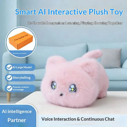 Intelligent Ai Talking Plush Toy In Stock Cute Stuffed Doll Interactive Desk Companion Soft Stuffed Animal Best Friend Gift