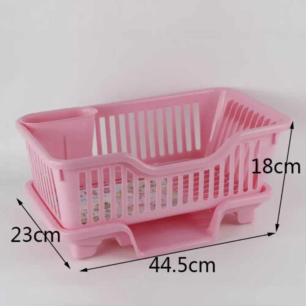 Dish Drying Rack with Drain Board – Countertop Kitchen Organiser