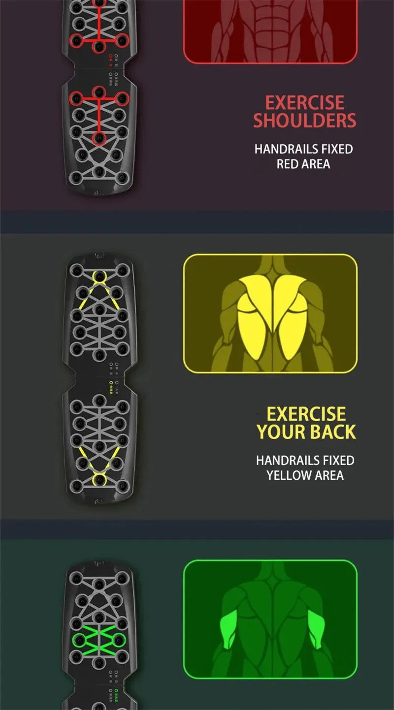 Push Up Board Set – Multifunctional Foldable Fitness Trainer