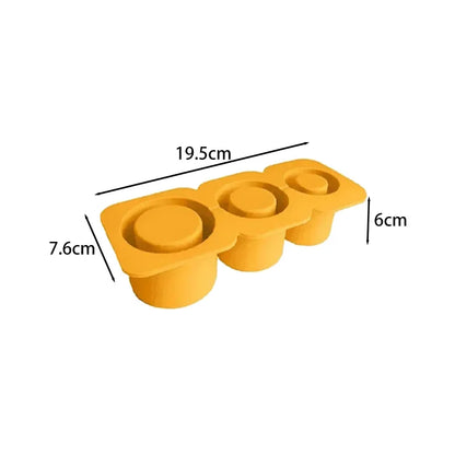 Silicone Ice Cube Mold for Stanley Tumbler – 3-Cube Tray, Reusable & Easy Release