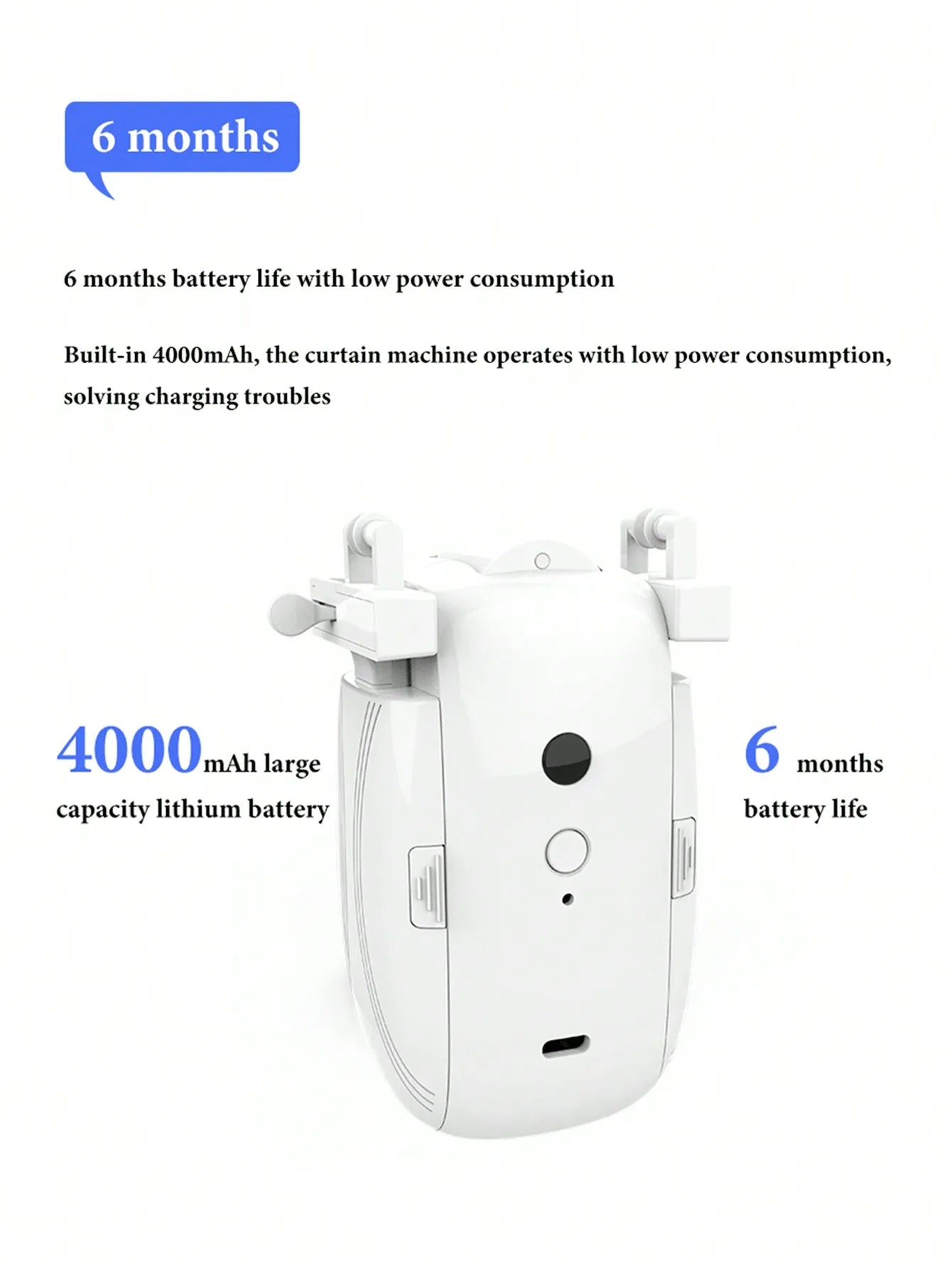 Smart Automatic Curtain Opener – Remote & App Controlled Motor