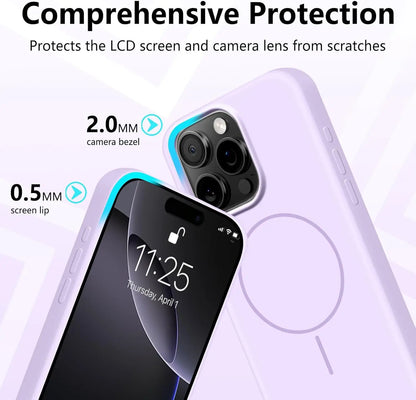 MagSafe Silicone iPhone Case with Lanyard – iPhone 11–16 Pro Max | Magnetic Wireless Charging