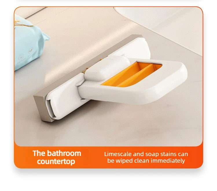 Primeza Mini Mop | Retractable Wet & Dry Cleaning Mop for Kitchen, Bathroom & Car