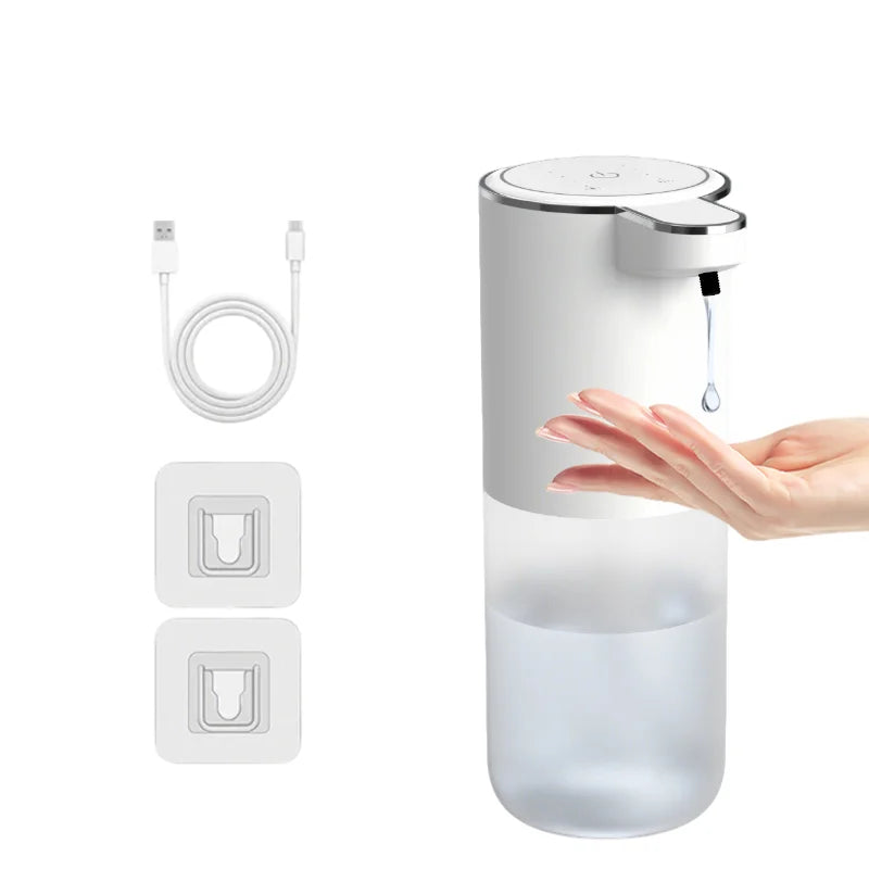 380ML Touchless Automatic Soap Dispenser – Foam & Gel, 4-Speed, IPX5 Waterproof