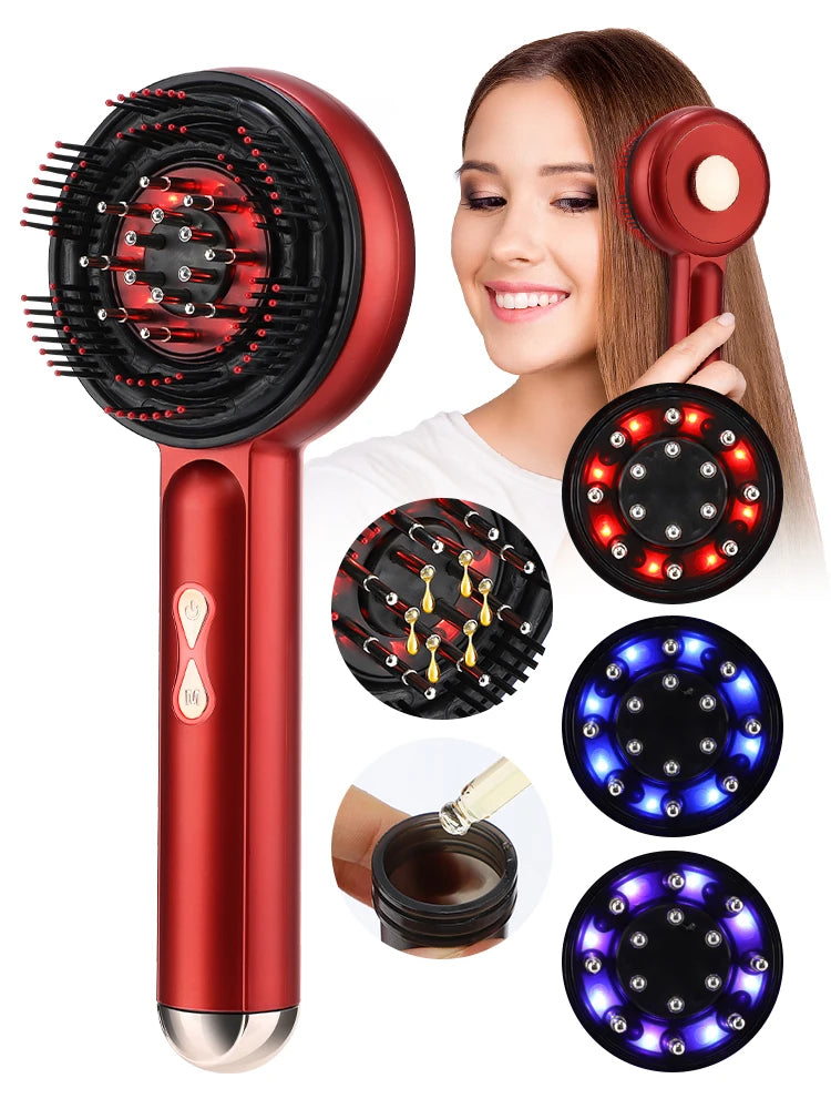 Electric Vibration Scalp Massager & Hair Growth Comb