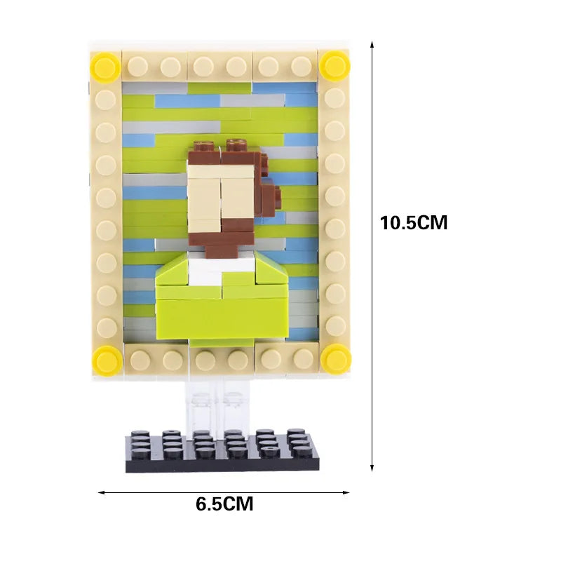 MOC City Series Scene Building Blocks Flower Shop Garden white poplar Men's restroom DIY Kids Toys Park Bench Street Lamp Toys
