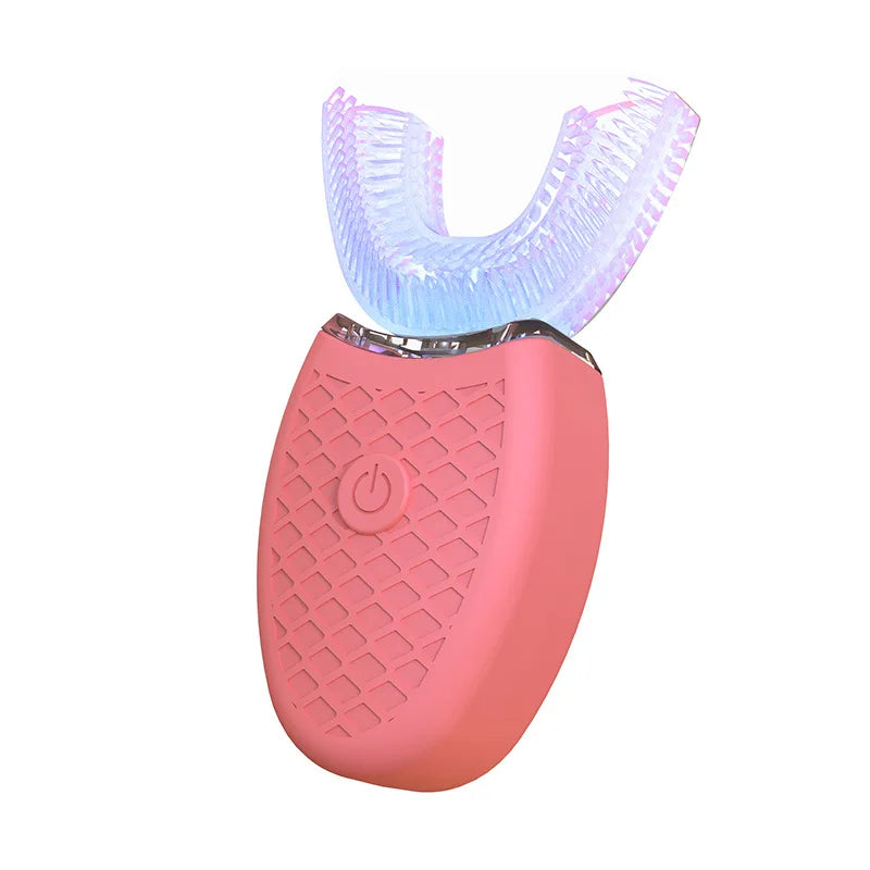 Electric U-Shaped Toothbrush for Adults – 360° Whitening & Gum Care