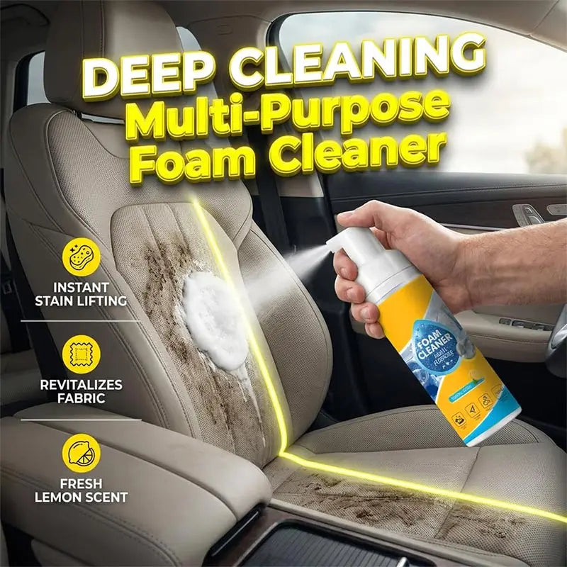 4-in-1 Multi-Enzyme Foam Cleaner — All-Purpose No-Rinse Deep Clean Spray