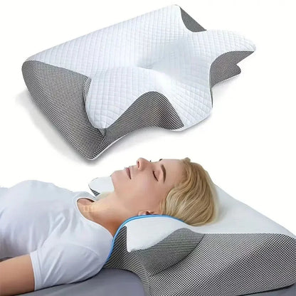 Ergonomic Memory Foam Cervical Neck Pillow