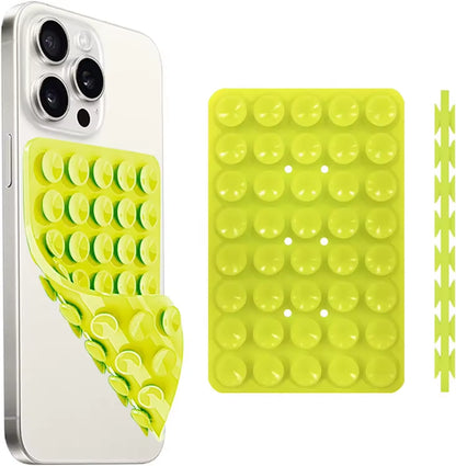Silicone Suction Cup Phone Mount – Double-Sided Hands-Free Grip | Selfie & Video Holder | iPhone & Android